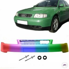 AUDI A3 8L 8L1 Stoßstange vorne oben 96-03 oberer Teil LACKIERT + Montageset