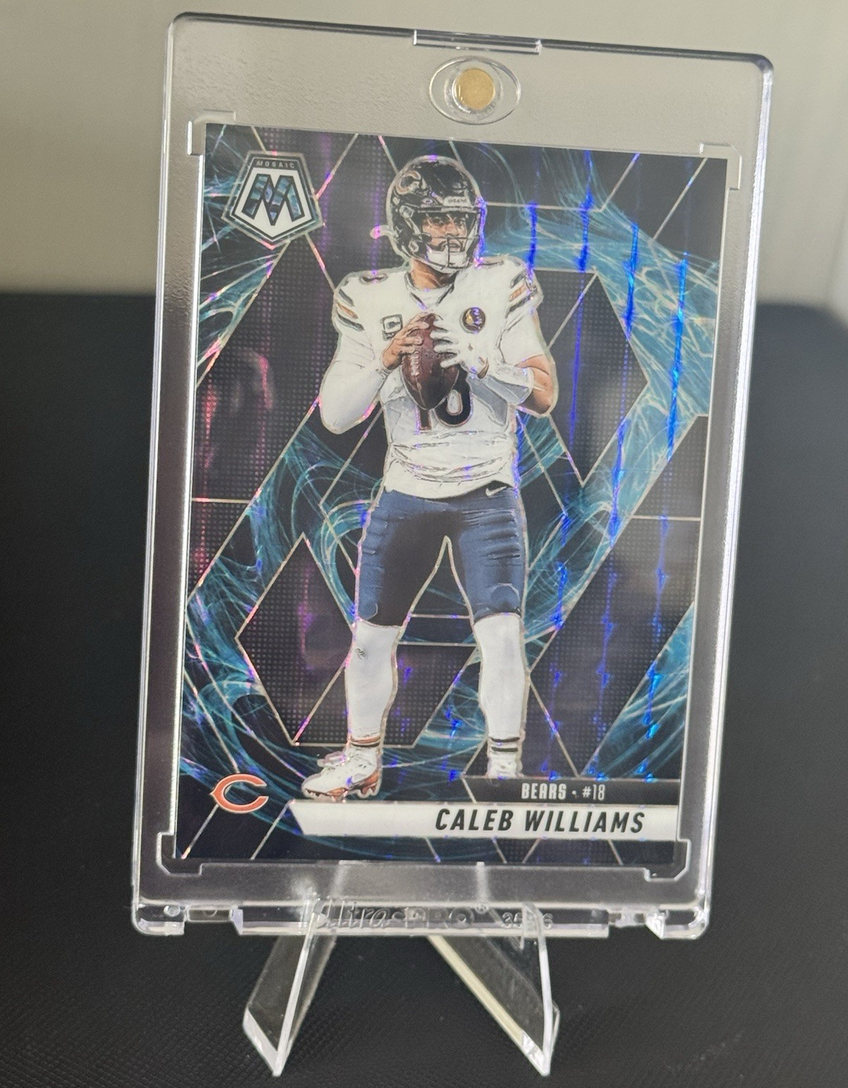 2025 Panini Mosaic - Caleb Williams #22 Genesis Mosaic Prizm - Chicago Bears
