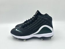 Nike Griffey 2 Freshwater Men's Size 10.5 Black Metal Baseball Cleats HQ1792-001