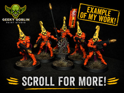 Warhammer 40K Kill Team: Blades of Khaine Pro Painted Commission