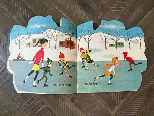 1965 A Golden Shape Book #5919 THE SNOWMAN BOOK 29c - Foto 5 di 14