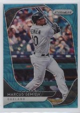 2020 Panini Prizm Tier II Teal Wave Prizm Marcus Semien #123 0j6
