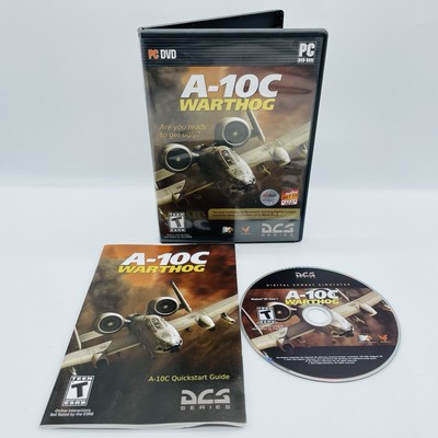 A-10C Warthog (Windows PC DVD-ROM, 2011) Game DCS series w/Manual VGC Disc