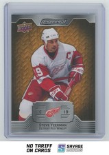 2023-24 Upper Deck Engrained Oak Steve Yzerman /299 #67 Detroit Red Wings