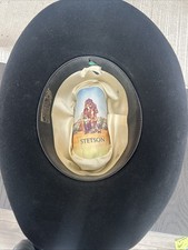 Stetson 3X Beaver Cowboy Hat Size 7, Black