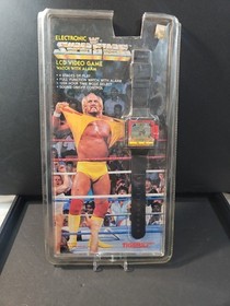 WWF Superstars Tiger Electronics Game Watch 1990.  OOP Rare