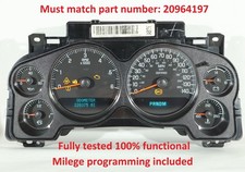 10 - 14 Chevy Tahoe Suburban Instrument Cluster Speedometer 20964197 Any Miles