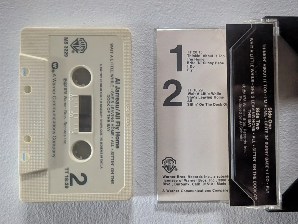 AL JARREAU Cassette Tape Lot of 3: All Fly Home, Breakin' Away, Tenderness - Image 4 of 4
