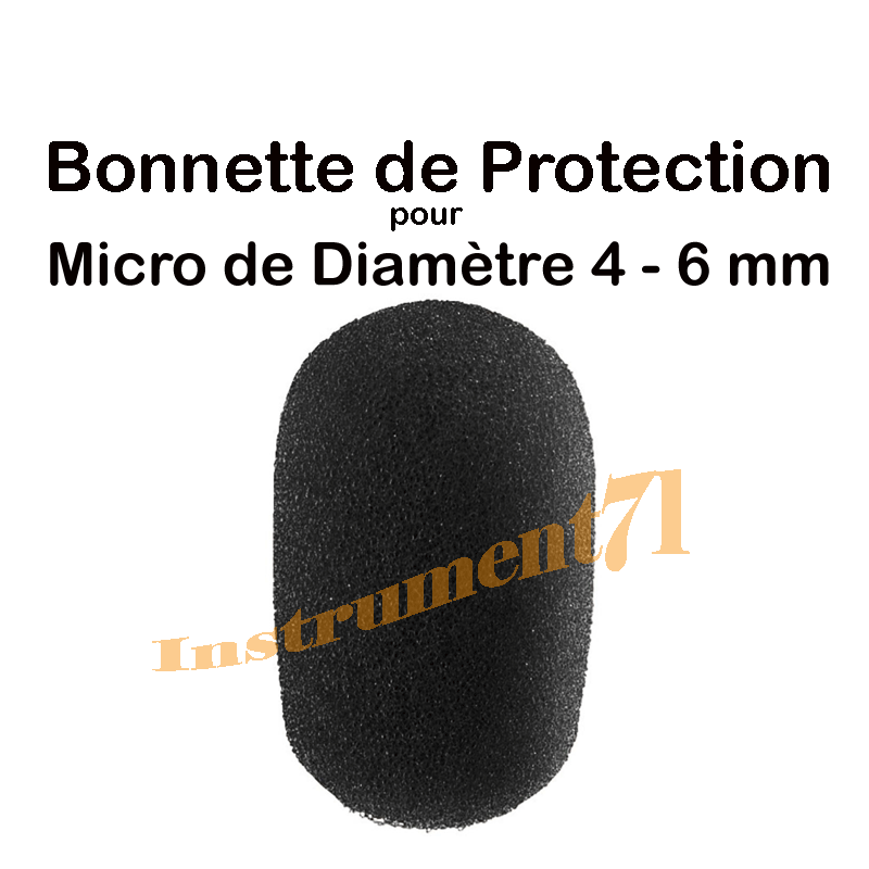Monacor - Bonnette pour microphone - Diamètre 17 mm - Noir - Image 2