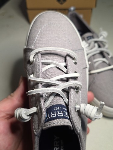 Sperry Top-Sider Crest Vibe grau/weiß STK163610 Größe 3M Mädchen einmal getragen - Bild 7 von 16