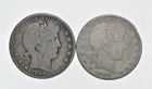 1892-1915 Lot 2 1906 1908-O Barber 90% Half Dollars - Coin Collection *907