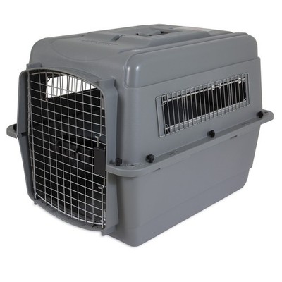 Beeztees Petmate Sky Kennel Hundetransporter L 52 x 55 x 54 cm, grau