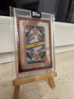 Alice Topps Disney Mint 2025 Playing Card 8 of Diamont/125 NYCC Encased