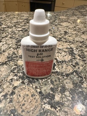 API HIGH RANGE PH TEST SOLUTION 1.25 Fl oz. NEW EX. 08/2026 FREE SHIPPING IN US