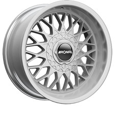 4x Ronal LS 7,5x15 ET25 silber-frontkopiert Alufelge