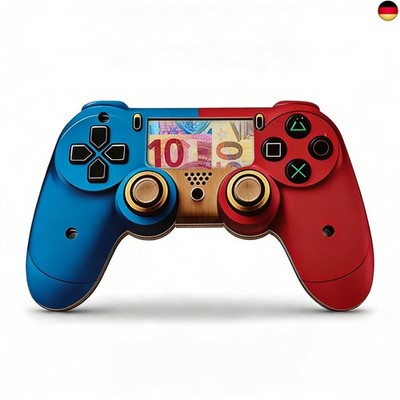 Eyezeeption Geldgeschenke Geburtstag, Gamepad Gaming Deko Geburtstagskarte 18.