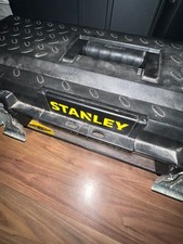 Official Stanley Galvanized Metal Plastic 26in Tool Box Excellent Price