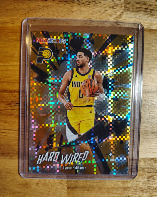 Topps NBA Hoops 2025-26 Tyrese Haliburton Hard Wired Gold #HW-13