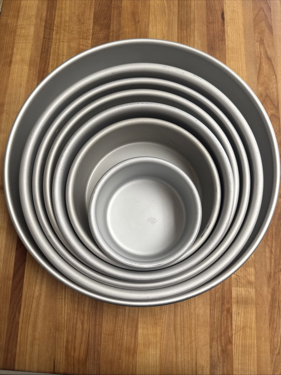 Fat Daddio’s Anodized Aluminum Round Cake Pans (7) 4” 6” 7” 8” 9” 10” 12” PRD