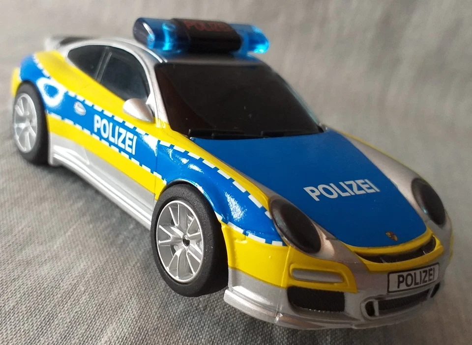 Carrera Go Porsche GT3 Polizei Polizei 1:43 Arbeitsscheinwerfer ohne Heckspoiler gebraucht - Bild 4 von 4