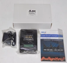 New BK Radio KAA0303-1 Single Bay Intelli Universal Smart Charger Bendix King
