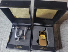 Lot Of Timex Collectible Mini Clocks - Weight Bench And Gold Flip Phone 