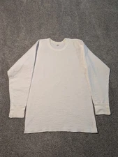 Vintage Nikken Shirt Mens Small White Thermal Long Johns Base Layer 90s