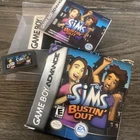 the Sims Bustin' Out (Nintendo Game Boy Advance, 2003) W/Plastic Cover - (READ)