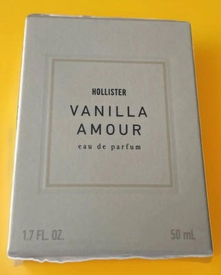 Hollister *VANILLA AMOUR* Eau De Parfum 1.7  Oz Women s Perfume-SEALED BOX-New 