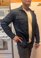 Faherty Jacket Men's Size Large Navy Blue Horizon Series CPO MSRO $298