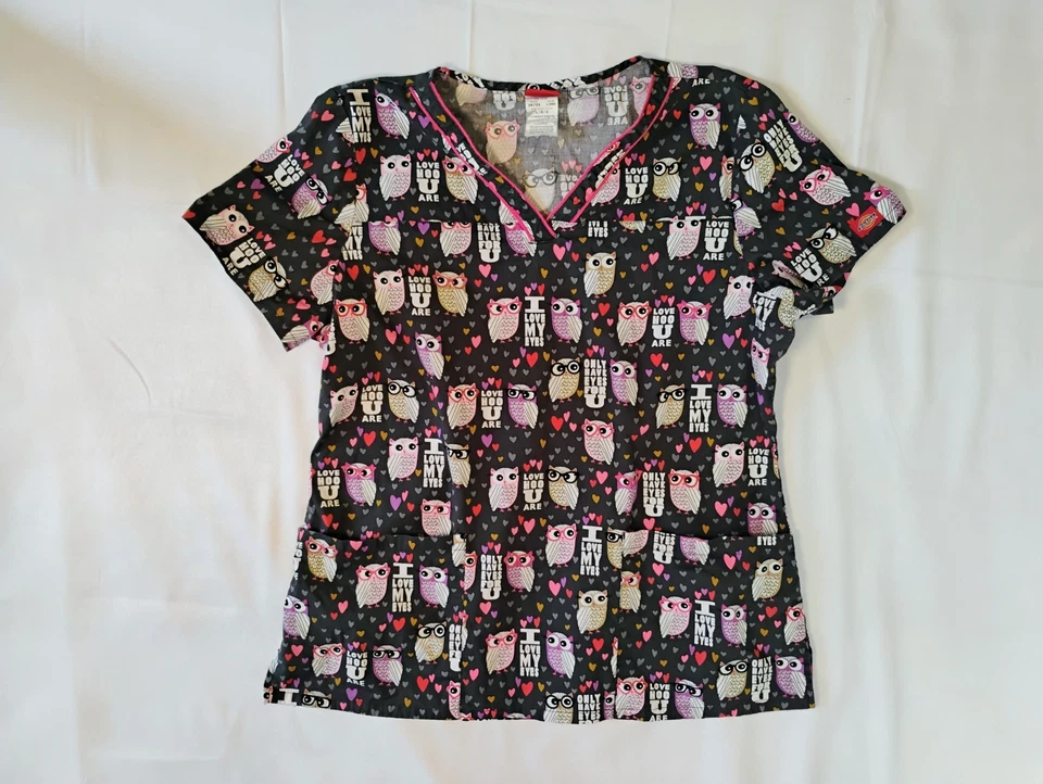 Lot of 3 Scrub Tops - Scrubstar, Dickies, Buttersoft Women's Large - Image 2 of 4