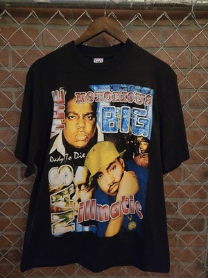 Vintage Notorious BIG Nas Ready to Die Rap Tee T Shirt