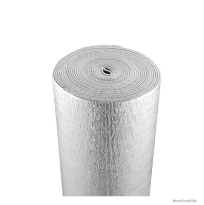 Double Reflective Insulation Roll 48in x 50ft 5.5mm Foam Core Radiant Barrier