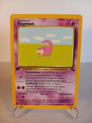 Pokemon Flegmon 55/62 Fossil First Edition Deutsch Near Mint