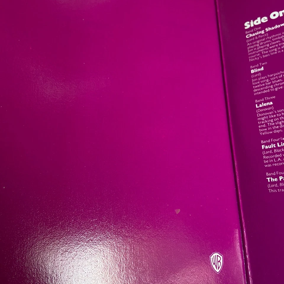 Deep Purple - Self Titled - LP 1968 WS 4514 Canada Tetragrammaton Records NM/M - Image 3 of 4