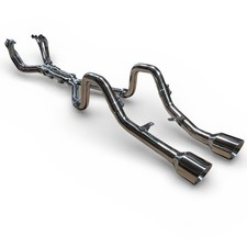 Exhaust Headers + X-Pipe + AxleBack KIT Fits Chevy Corvette C5 5.7L & Z06 97-04