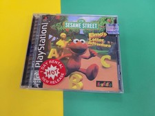 1999 SONY PLAYSTATION 1 PS1 SESAME STREET ELMO'S LETTER ADVENTURE Case And Art