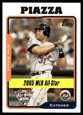 Mike Piazza 2005 Topps Updates & Highlights #UH191 Mets MLB READ FREE SHIPPING