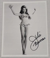 Julie Newmar SIGNED AUTOGRAPHED 8x10 Bikini Supermodel Catwoman Batman B