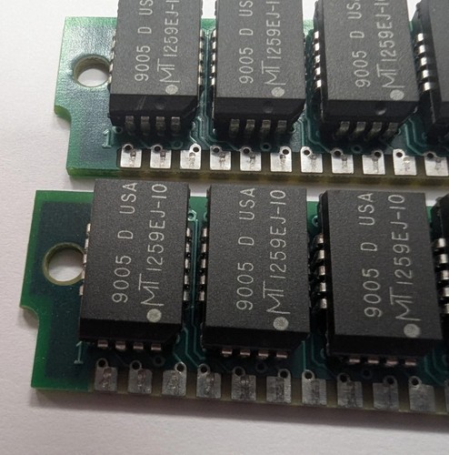 2x 256KB 30 Pin SIMM RAM 9 chip parity (I think) - Picture 2 of 3