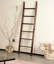 Blanket Ladder for the Living Room 6-Tier Wooden Decorative Quilt Holder for Bed