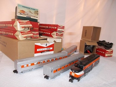 AMERICAN FLYER 20340 NEW CLIPPER SET WITH 497 DIESEL RUNS GREAT NICE! LOT #Z-111