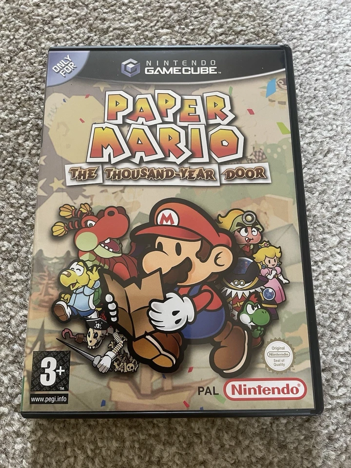 Nintendo Game Cube Paper Mario: The Thousand Year Old Door VGC CIB In Box PAL - Image 2 of 4