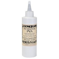, PH Neutral PVA Adhesive, Archival Quality and Acid-Free, Dries Clear - 8 Ounce