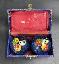 Chinese Baoding Balls Hand Exercise Therapy Stress Relief Meditation Yin Yang
