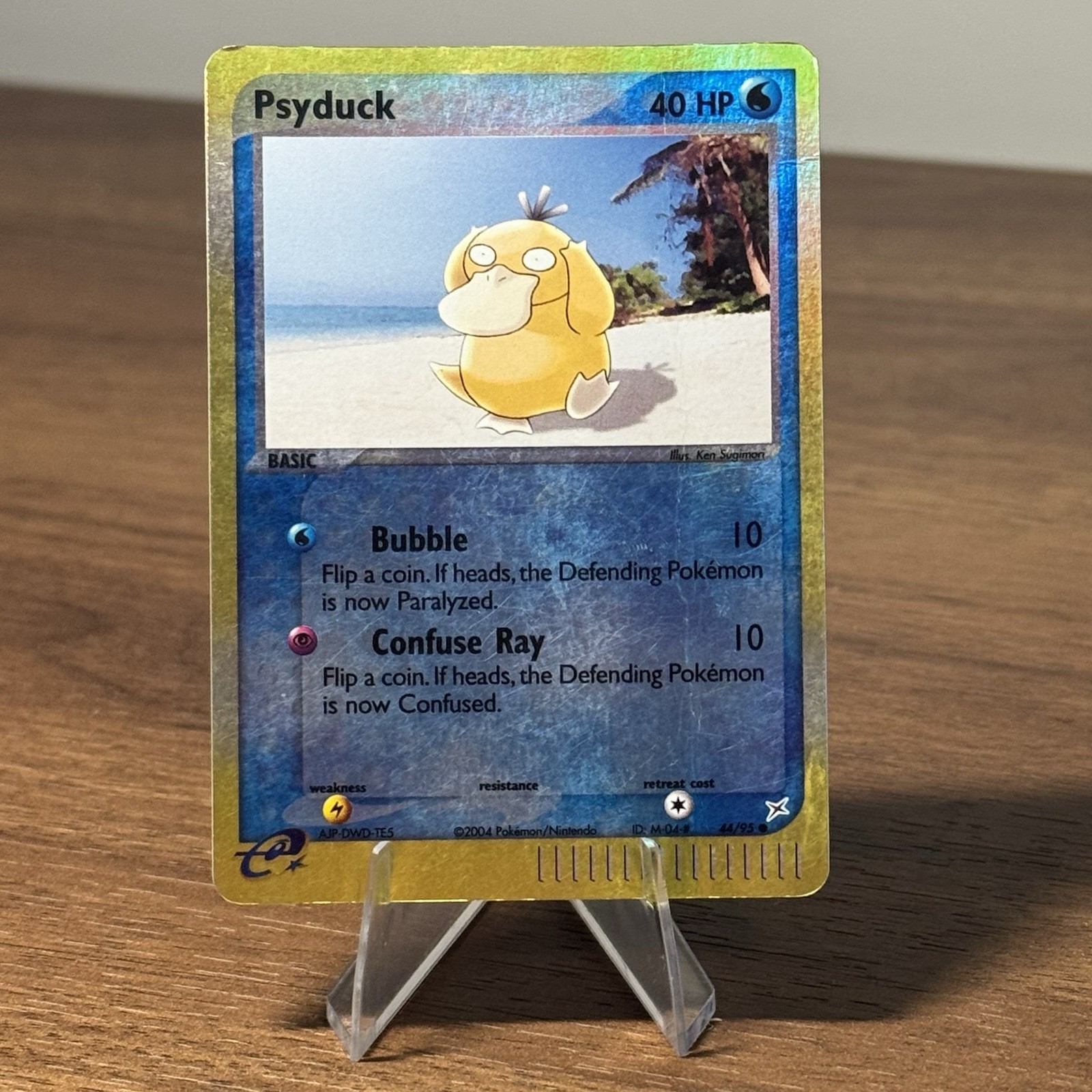 Pokemon Psyduck 44/95 Team Magma vs Team Aqua Reverse Holo HP/DMG