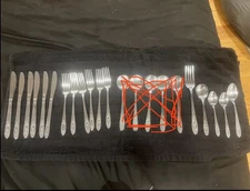 Stylecraft SYF2 Stainless Flatware Victorian Vignette Rose 6 Place Set