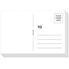 Blank Postcard for Mailing 4x6 Thick 14pt Mailable Post Cards DIY Greeting Cards