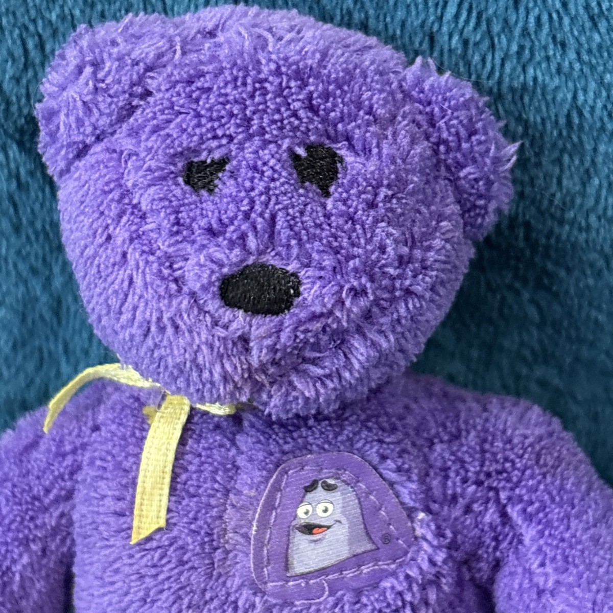 Ty Teenie Beanie Babies Purple ~Grimace Bear~ McDonald's Happy