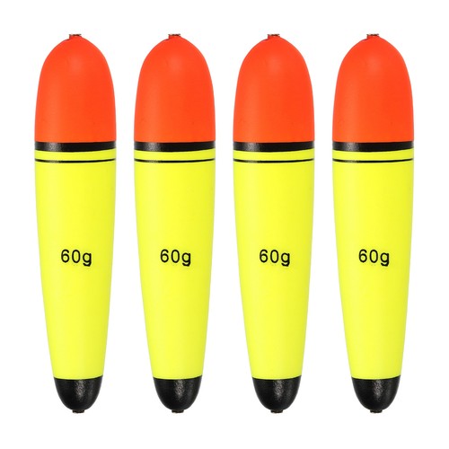 2.1oz Fishing Slip Bobbers, 4 Pack EVA Fishing Float, Yellow